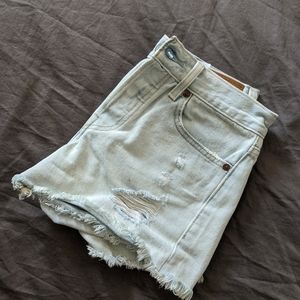 Cut-off style Jean Shorts